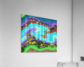 City at Valley Acrylic Print