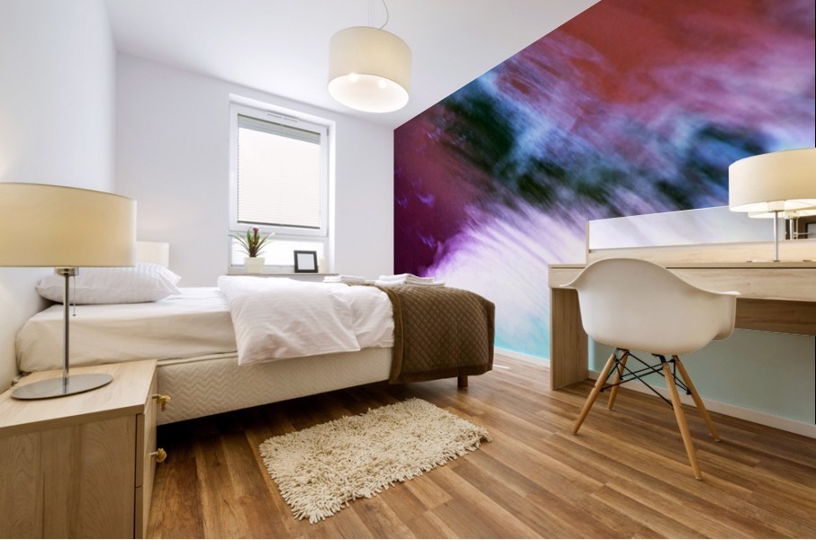 Water fall abstraction Mural print
