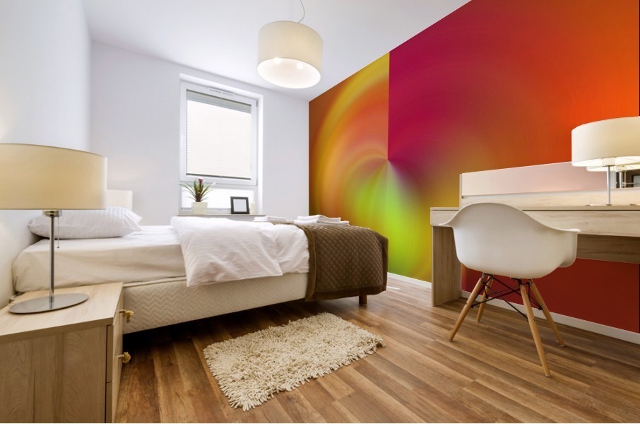 Heart Abstraction Mural print