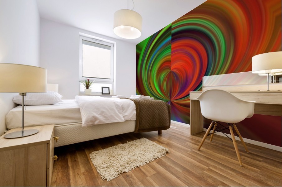 Heart Abstraction Mural print