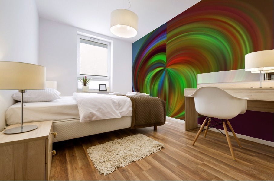 Heart Abstraction Mural print