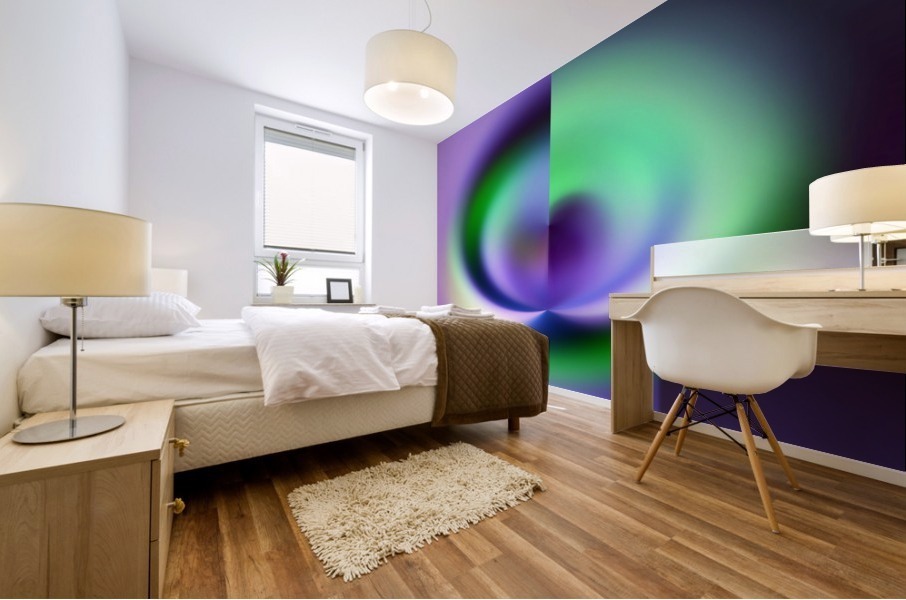 Heart Abstraction Mural print