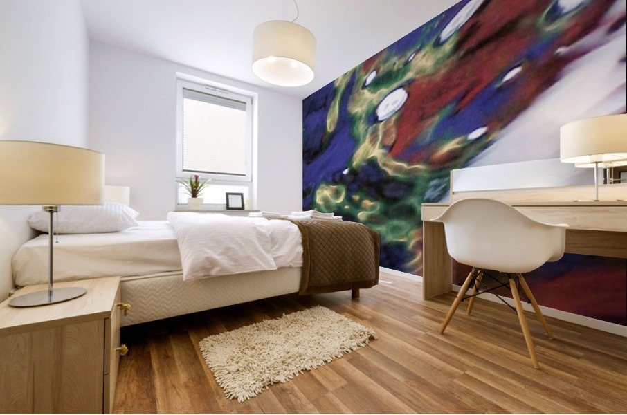 Abstraction on the Water Mural print