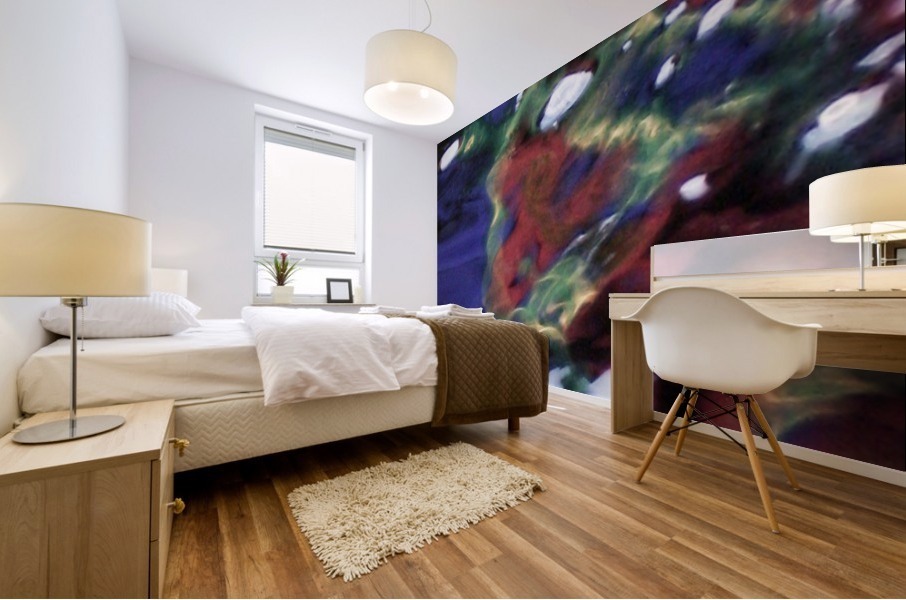 Abstraction on the Water Mural print