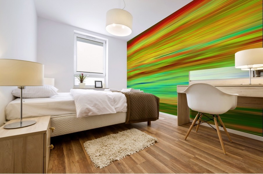 Energetic Lines Mural print
