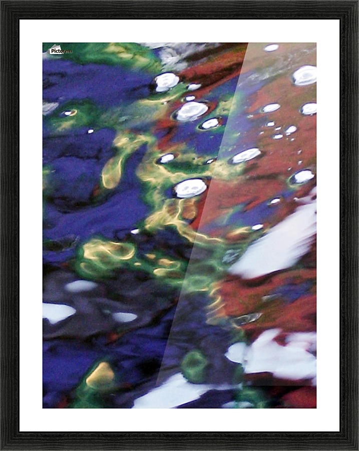 Abstraction on the Water Picture Frame print