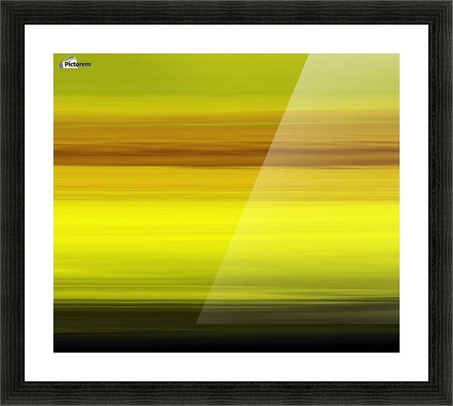 Yellow Meditation Picture Frame print
