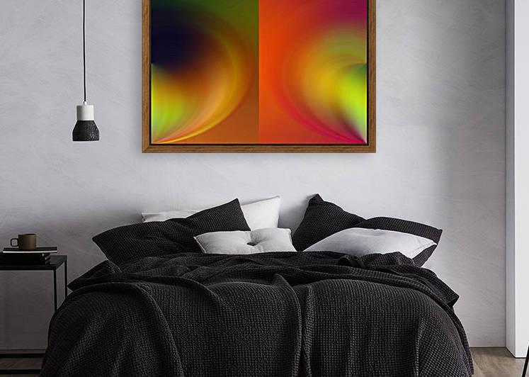 Split Heart Abstraction by Rizal Ghazali