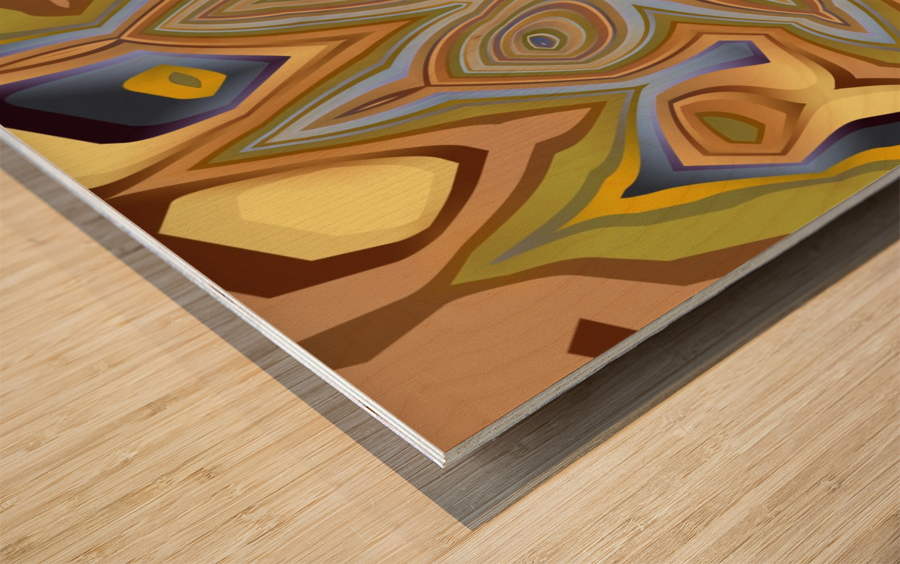 Abstract Pattern13 Wood print