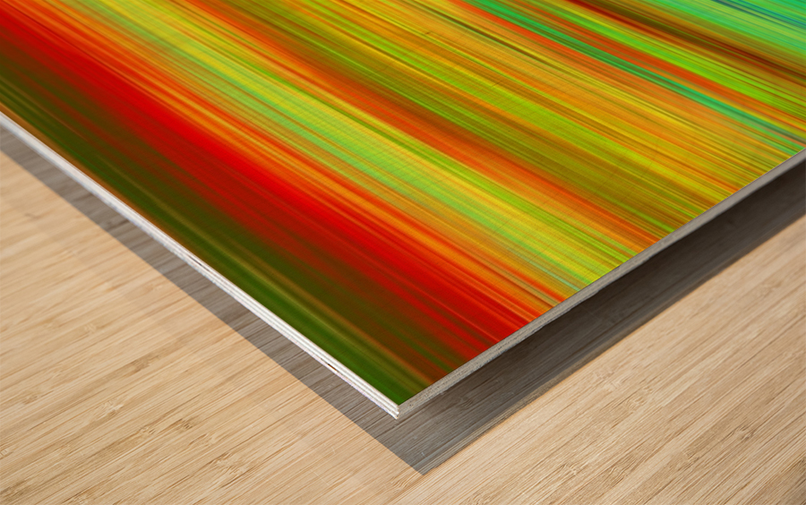 Energetic Lines Wood print