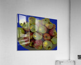 Apples on Blue Acrylic Print