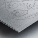 Dreamscapes - Silverpoint 3 Metal print