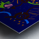 Ka-Boom Blues Metal print