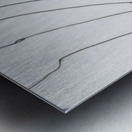 Kauai View in Colored Pencil Metal print