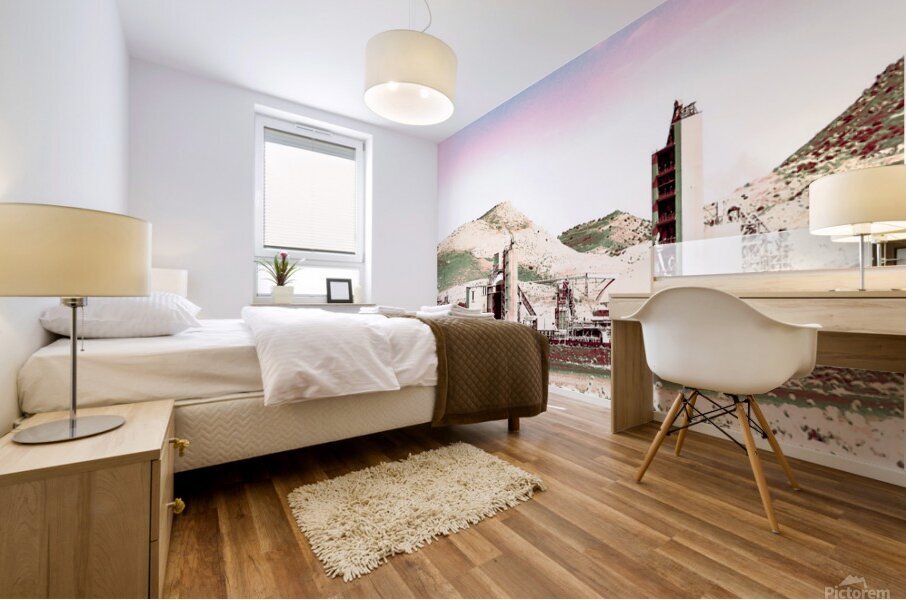 Desert Factory  Mural print