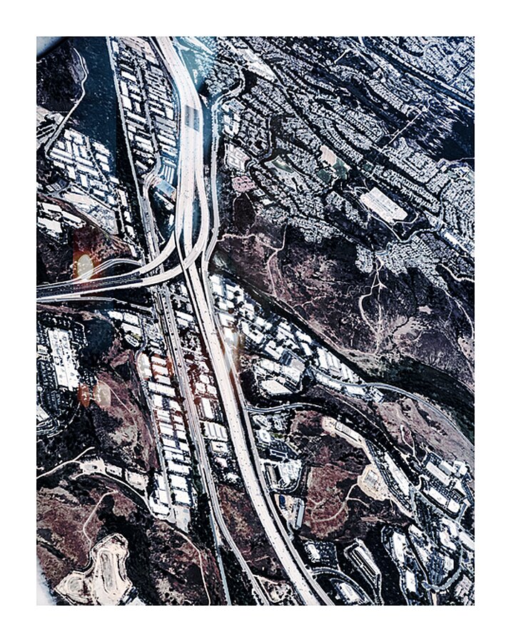 Air over Earth - two Picture Frame print