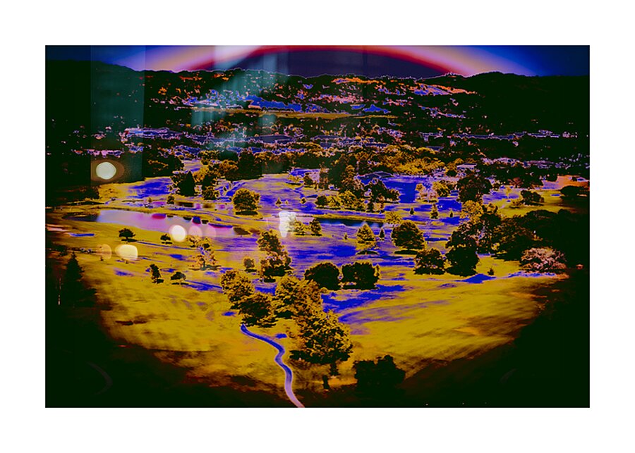 Air over Earth - three Picture Frame print