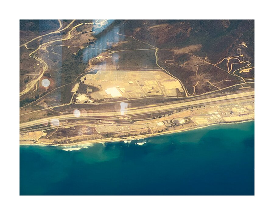 Horizon Landing  Picture Frame print