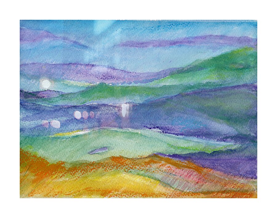 Horizons in Time Picture Frame print