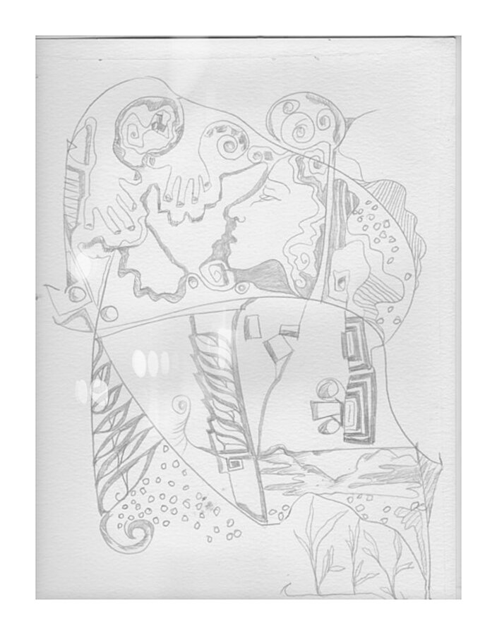 Dreamscapes - Silverpoint 3 Picture Frame print