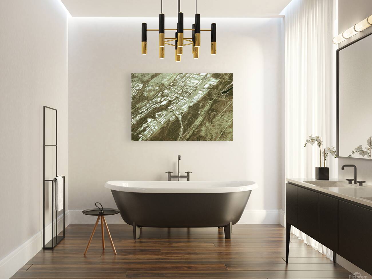 Air over Earth - one Reproduction