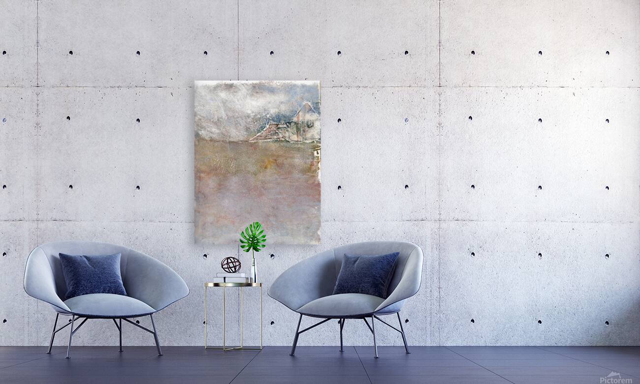 House in Fog Reproduction