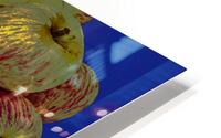 Apples on Blue HD Metal print
