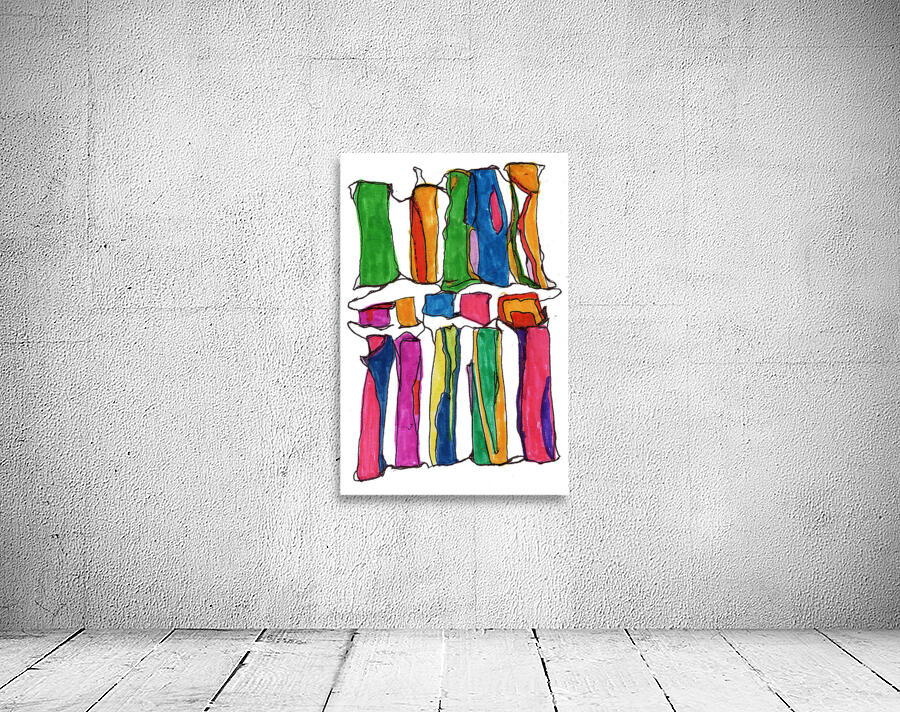 Pillars of Color  Wall Preview