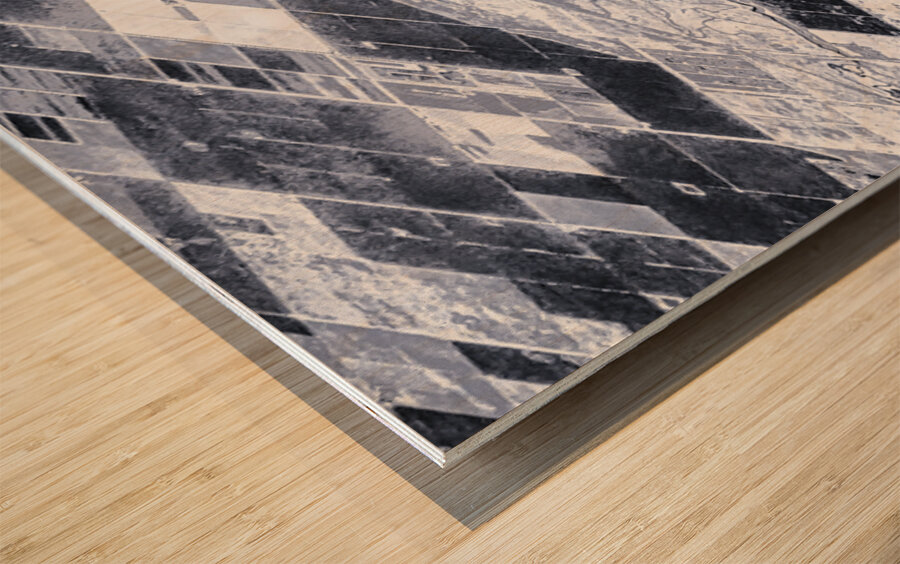 Air View Landscape Wood print