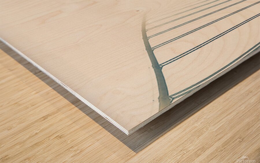 Golden Gate Bridge in the Windy Fog Wood print