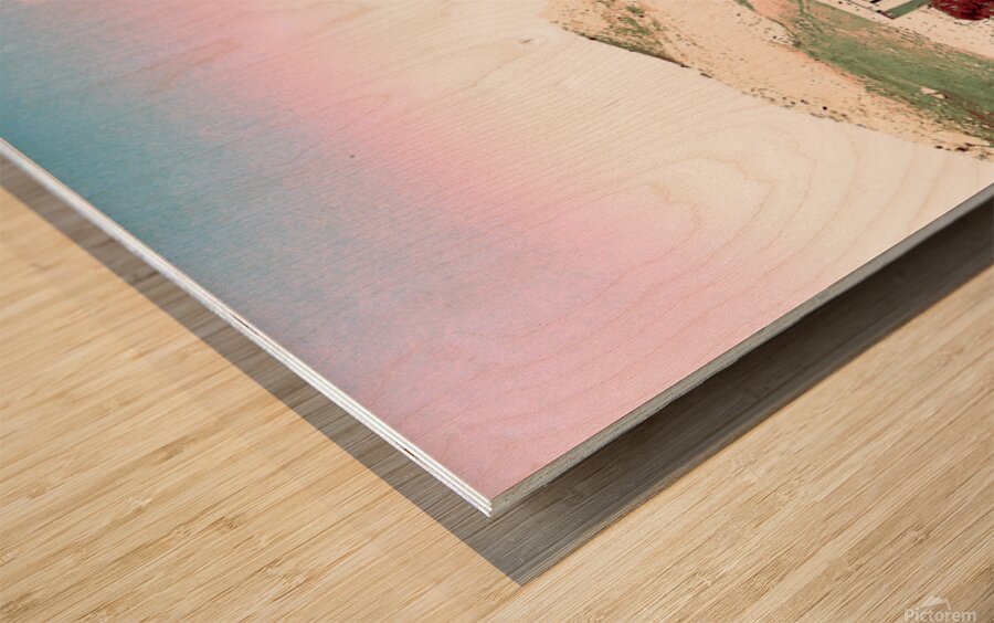 Desert Factory  Wood print