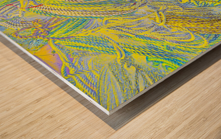 Brilliant Lines Wood print