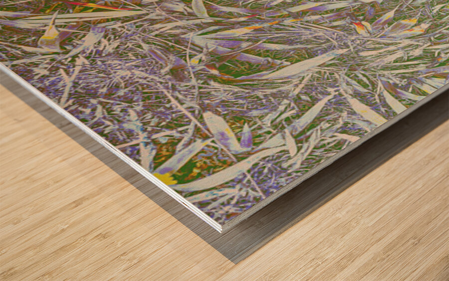 Many Grasses  Wood print