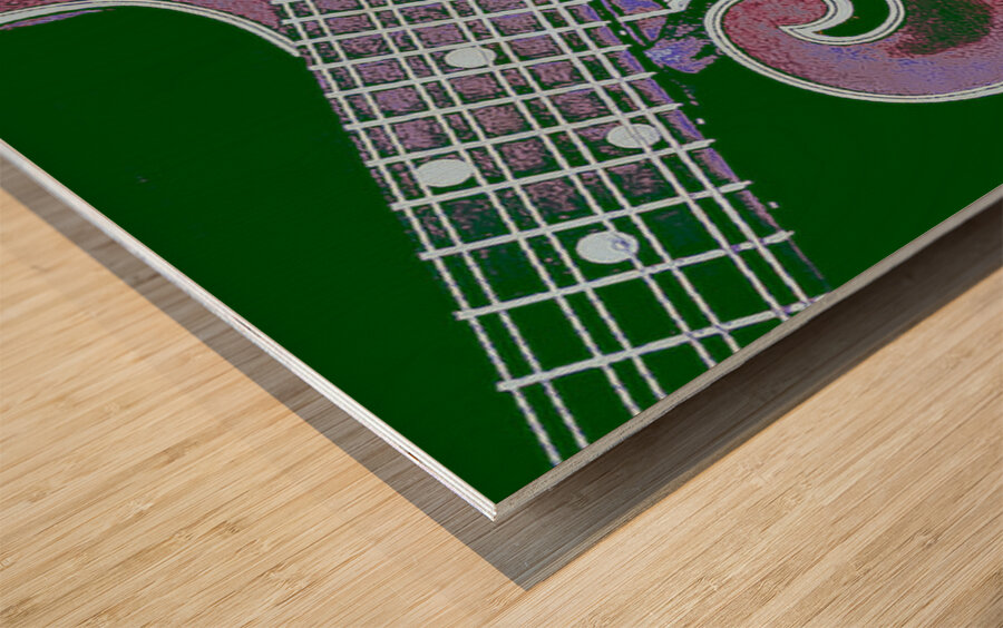 Mandolin  Wood print