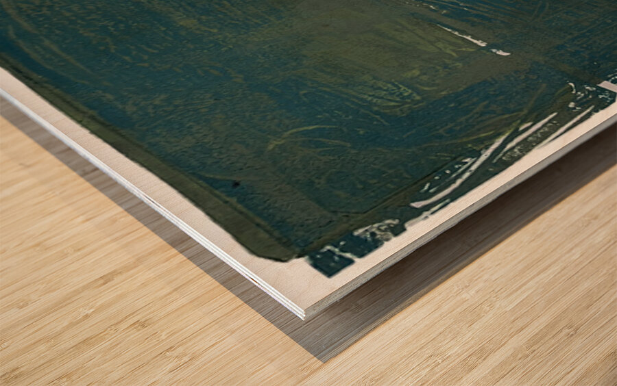 Deep in the Pine Forest Wood print