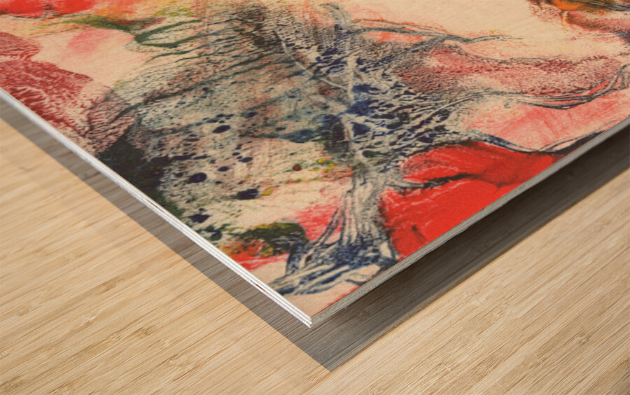 Cosmic Energy 2 Wood print