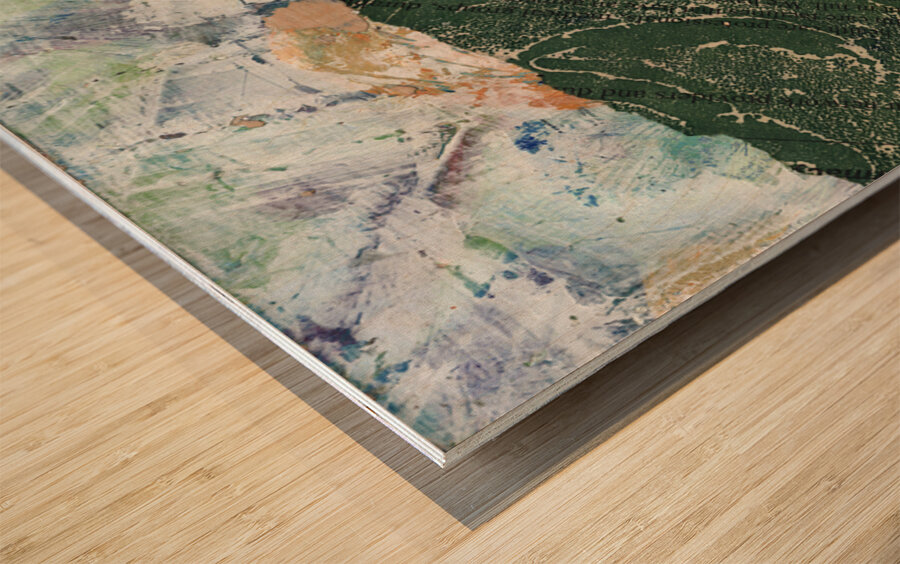 Sonoma Hills - 3 Wood print