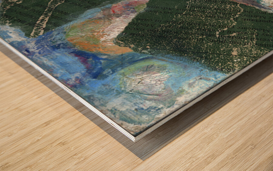 Sonoma Hills - 1 Wood print