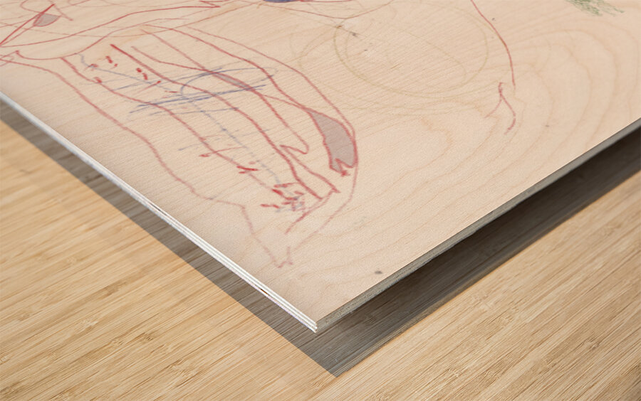 Dreaming in Color  Wood print