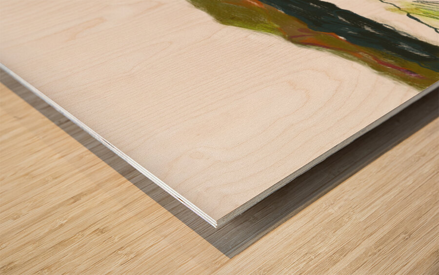 Laguna Marsh View In Motion Impression sur bois