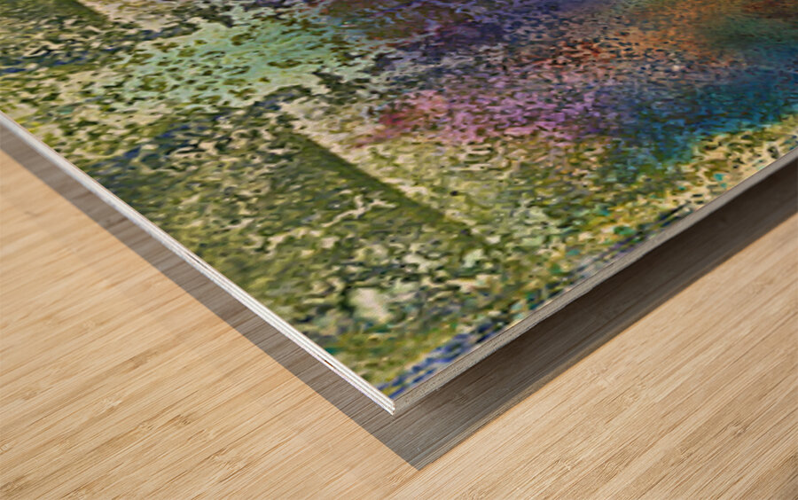 Rainbow Dimensions Impression sur bois