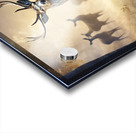 a deer. An expression of the freedom of animals and the beauty of nature. Acrylic print