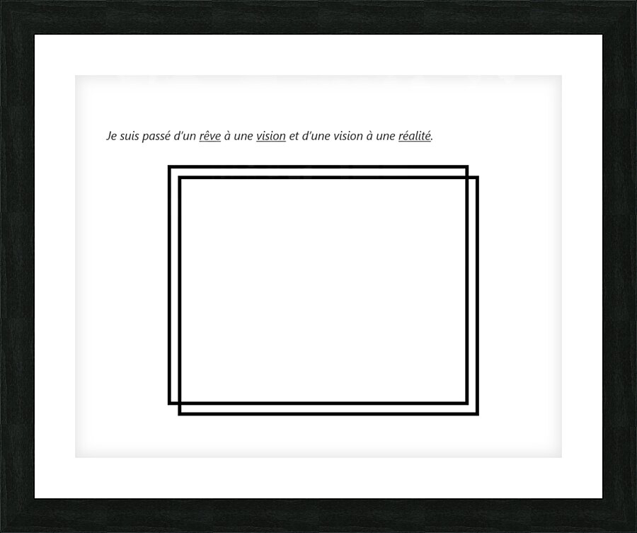 Traversee Picture Frame print