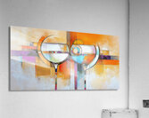 Kissing Wine Glasses Acrylic Print