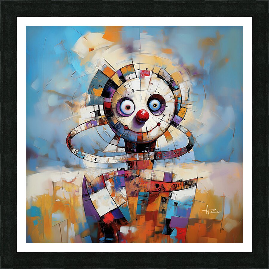 The Clown Picture Frame print