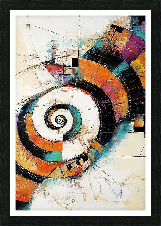 Abstraction VII Impression et Cadre photo