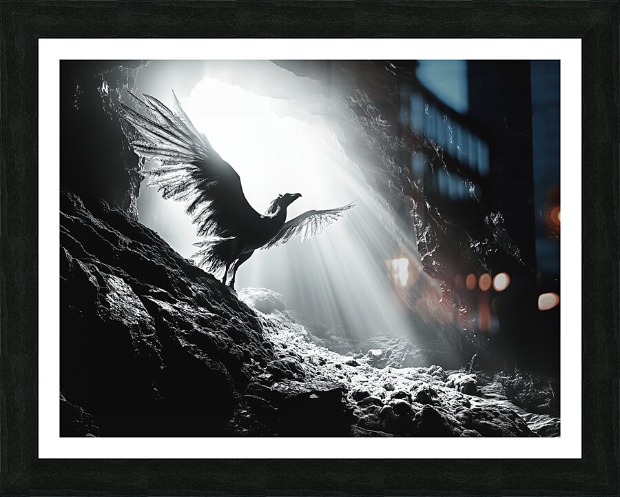 The Phoenix departure Picture Frame print