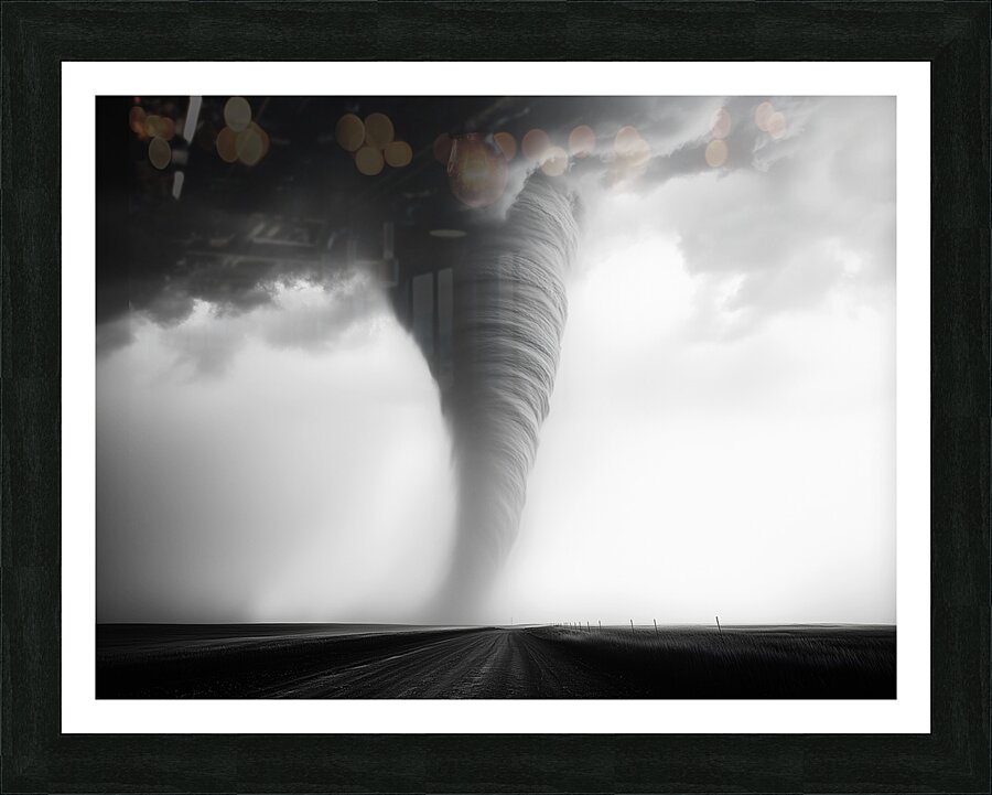 God Finger Picture Frame print