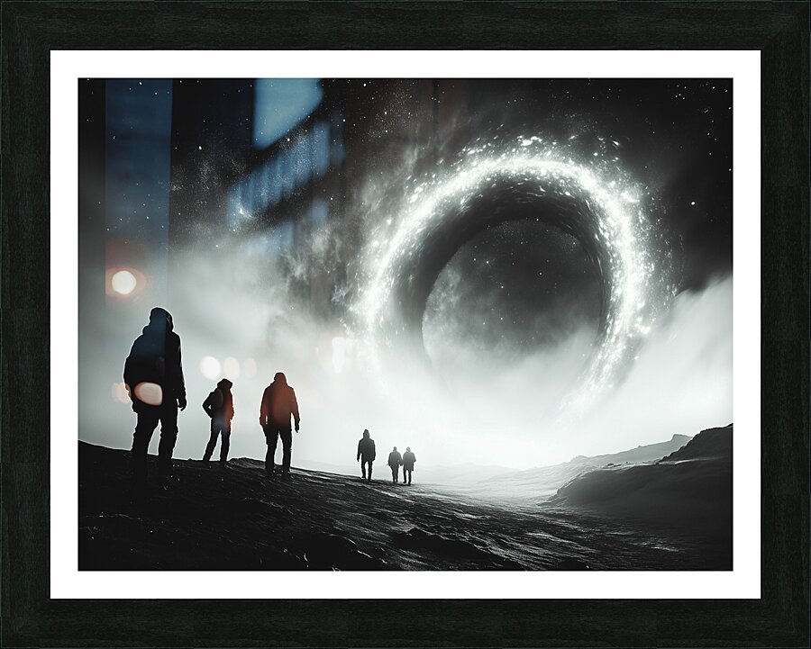 Star Vortex Picture Frame print