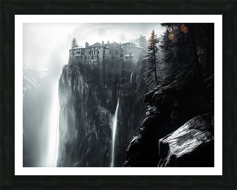 Tarot Village Picture Frame print